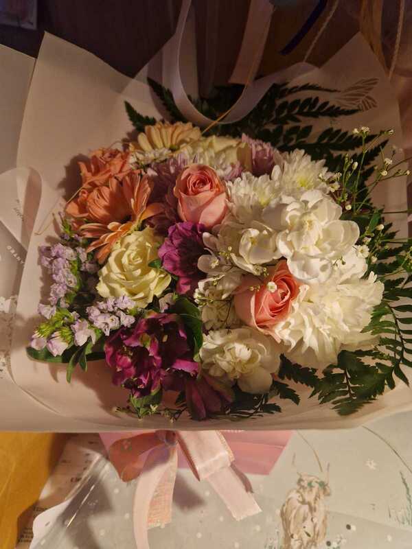 Pretty in pink delivered by Emmas Treats 5 days ago