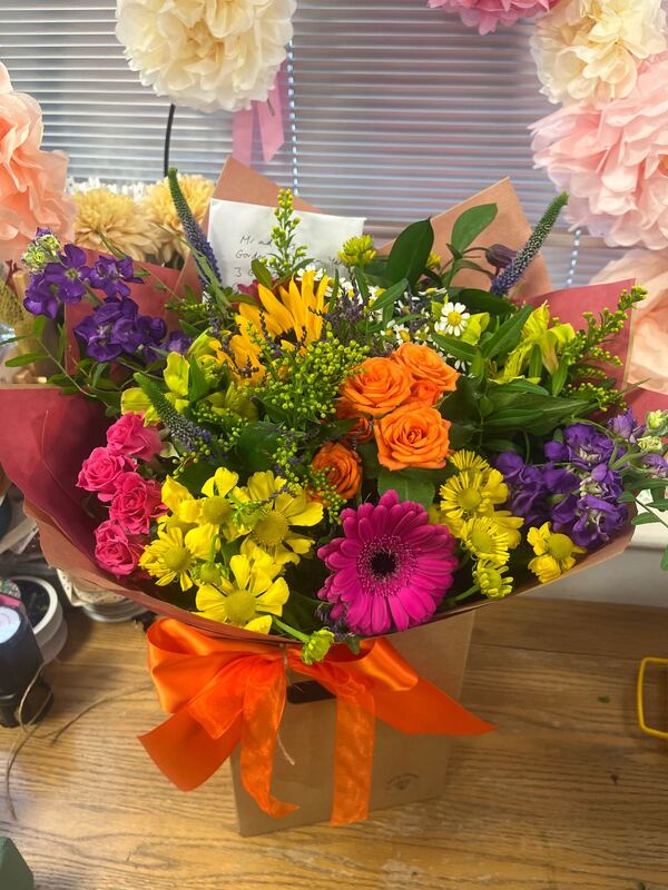 Florist choice seasonal brights delivered by Berry Blooms New Forest 8 days ago