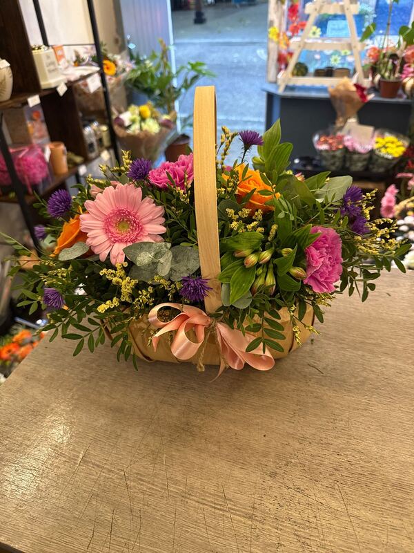 Florist choice basket delivered by Fletchers Flowers 12 hours ago