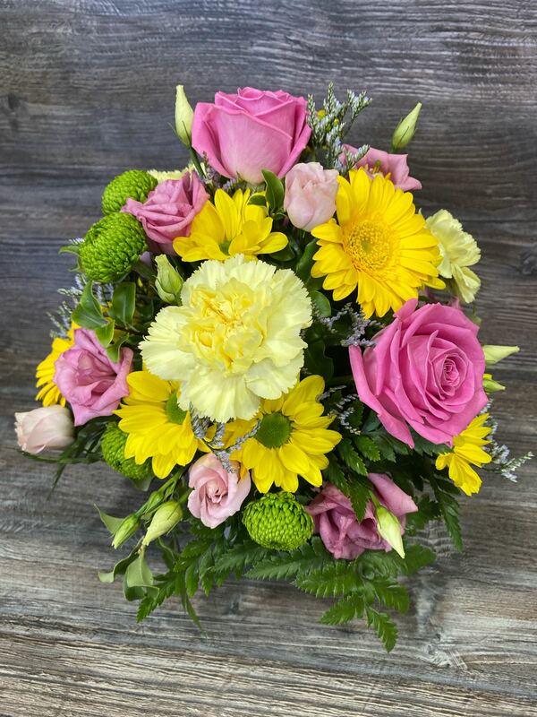 Pretty Pot Arrangement delivered by First for Flowers in Darlington
