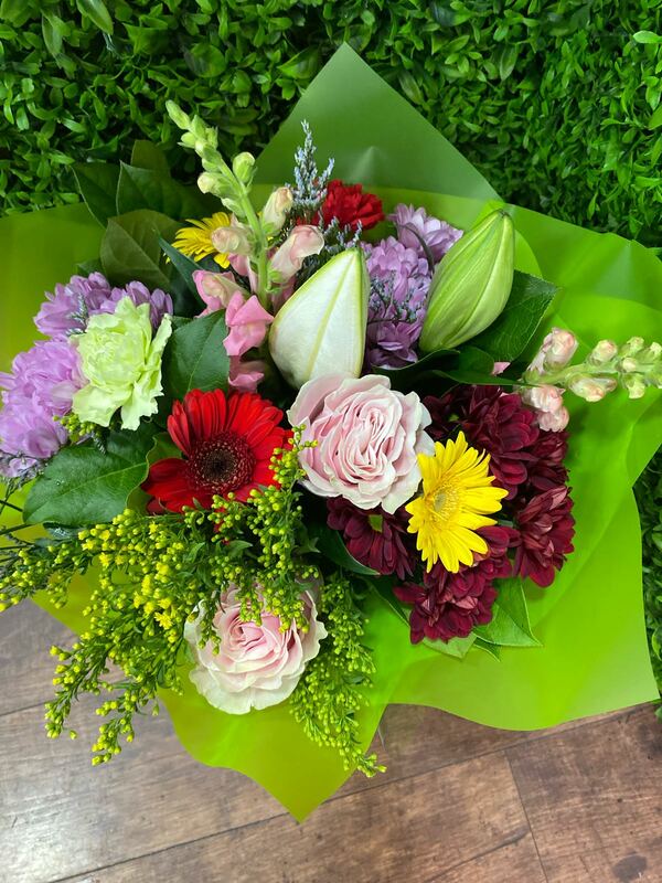 Rainbow Drops Bouquet delivered by First for Flowers 8 days ago
