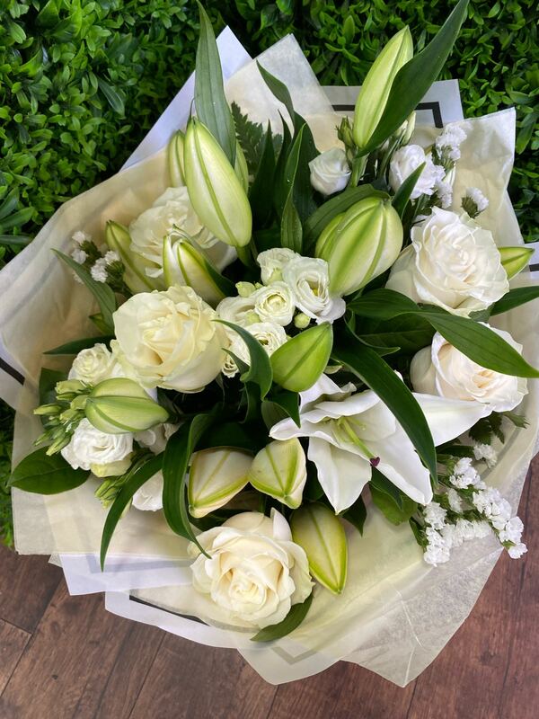 Luxe Ivory, eco-purest delivered by First for Flowers 8 days ago