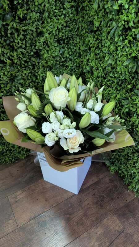 White Roses & Lilies delivered by First for Flowers 2 days ago