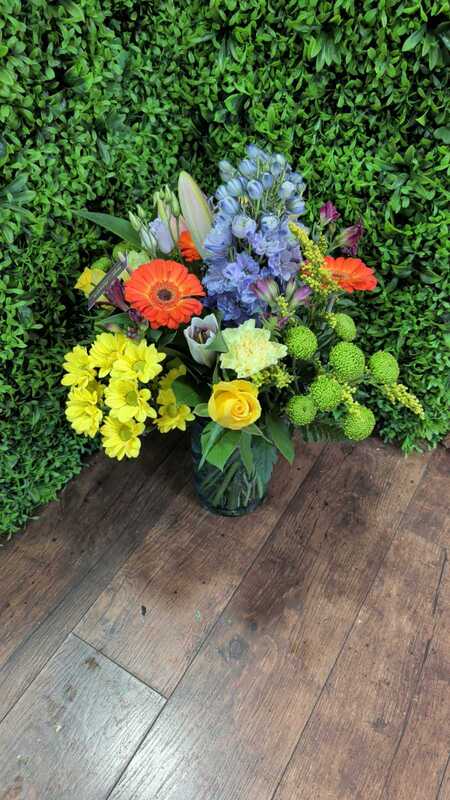 Vibrant Vase delivered by First for Flowers 9 hours ago