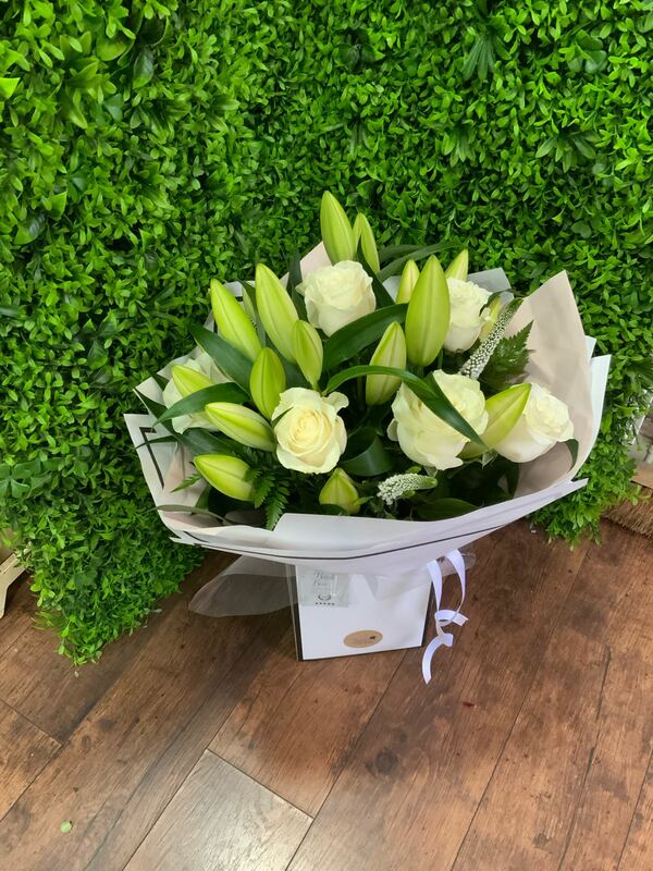 Luxury White & Cream Bouquet delivered by The Floral Box 4 days ago