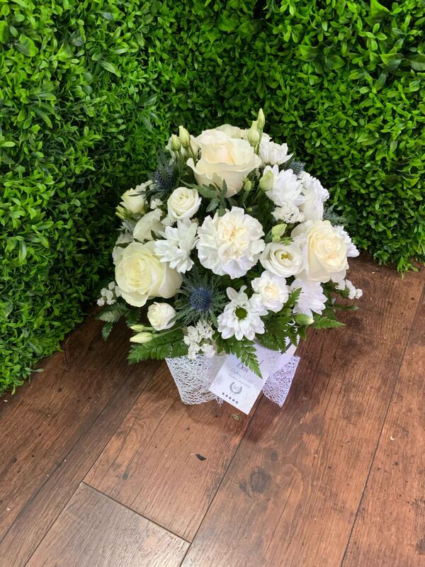 The Heritage Olivia Hat Box Arrangement delivered by The Floral Box in Darlington