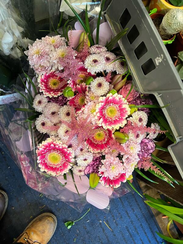 Valentine`s Florist Choice Hand-Tied delivered by Bloomin' Marvellous 23 hours ago