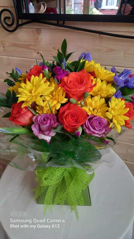 Bright Hand Tied delivered by Floral Art Design 22 hours ago