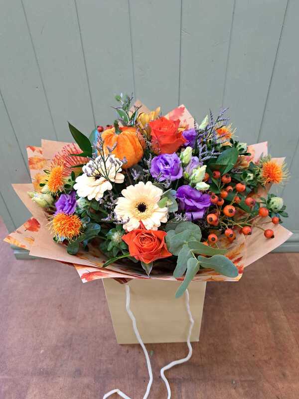 Happy Halloween Hand-Tied delivered by Pansie Potters in Reddish