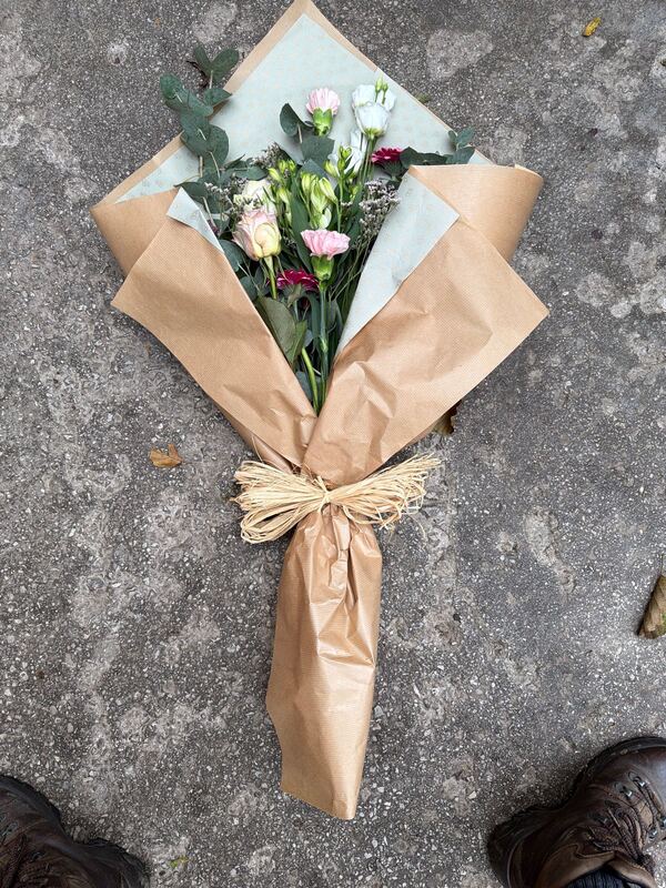 Wrap of Loveliness delivered by Flower Power @ The Paddock in Oswaldtwistle