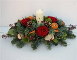 Festive table arrangement