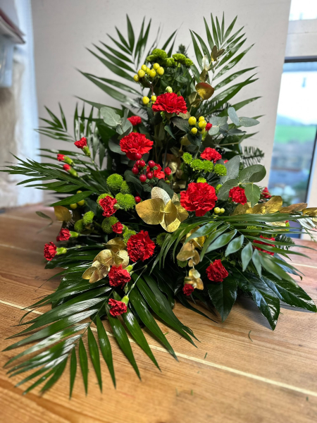 Festive golden glow