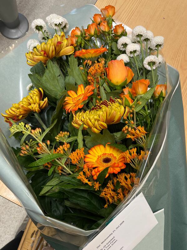 Autumn bouquet delivered by Bright and Beautiful 7 days ago