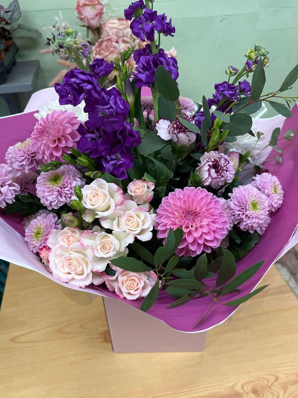 Pink radiance delivered by Bright and Beautiful in East Dereham