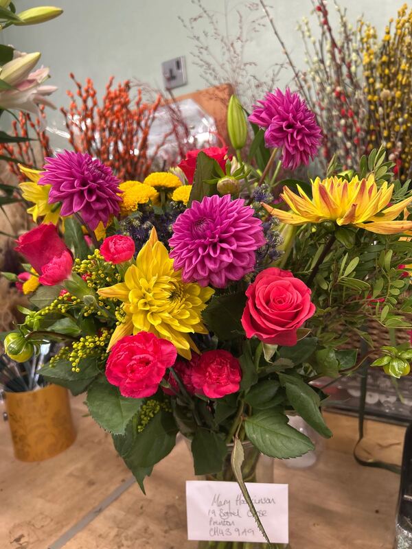 Elegant Vase - Glass Vase Arrangement delivered by Bromborough Flowers Ltd 3 days ago