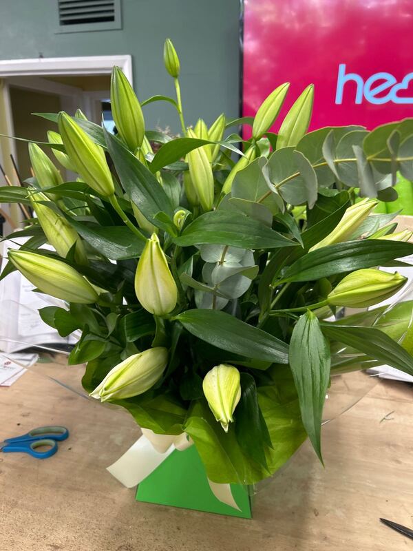 Forever Yours Lily Bouquet delivered by Bromborough Flowers Ltd 3 days ago