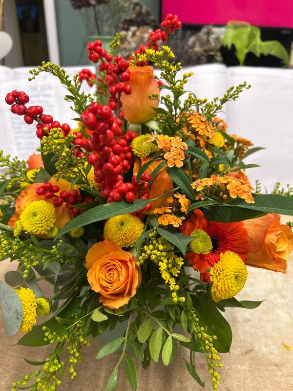 Pot of Gold Arrangement Floral Arrangement delivered by Bromborough Flowers Ltd 1 day ago