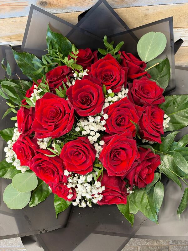 Romantic Red roses delivered by Occasions Florist in Oldham