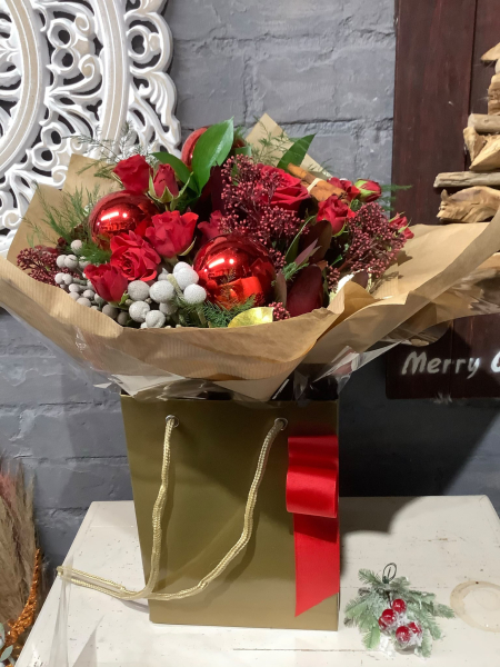 Ruby christmas bag
