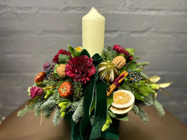 Christmas candlelight