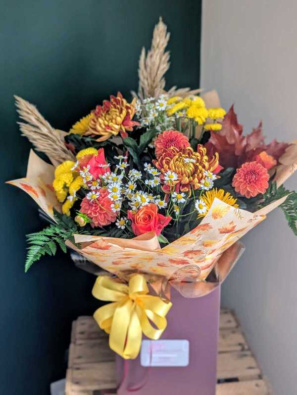 Florist Choice Hand-tied delivered by Sarahs Flowers Cheshire 1 day ago