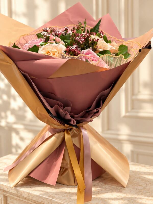 Chic Pink Bloom Bouquet delivered by Flores Boutique 4 days ago