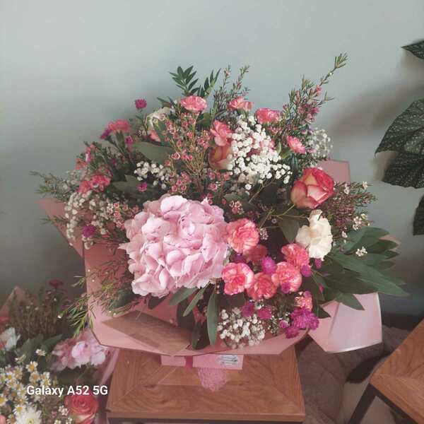 Blush Beauty delivered by Kats Flowers in Ballinlough