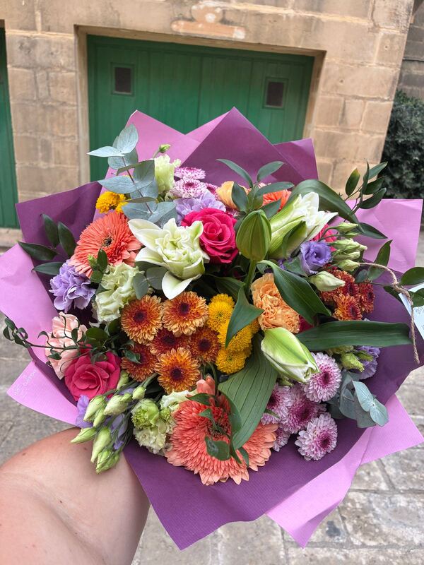 Florist Choice Hand-tied delivered by The Flower Shop Malta 2 days ago