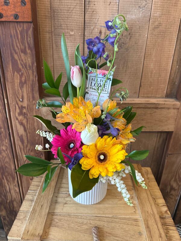 Pot of Happiness delivered by All For Love Flowers in Invercargill